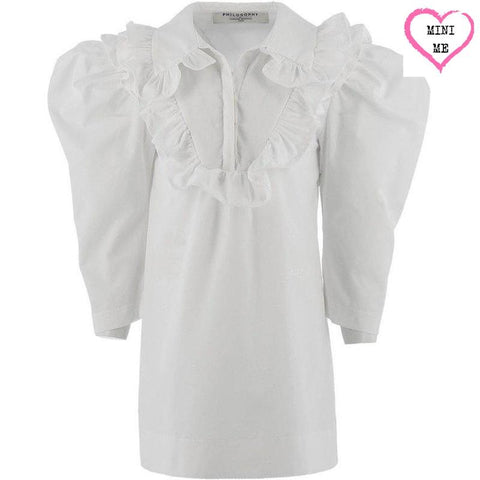 Philosophy Di Lorenzo Serafini Girls White Frill Dress