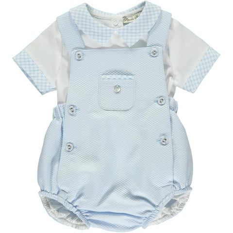 Piccola Speranza Boys Blue Outfit Set