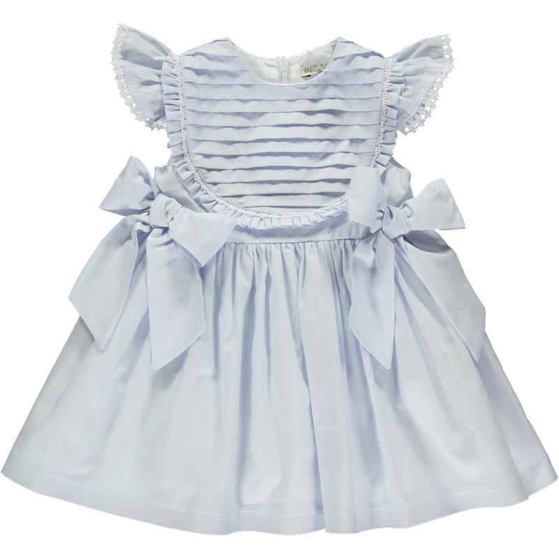 Piccola Speranza Girls Blue Dress