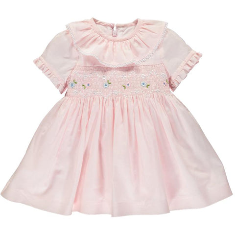 Piccola Speranza Girls Pink Dress