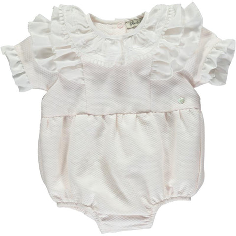 Piccola Speranza Girls Pink Romper