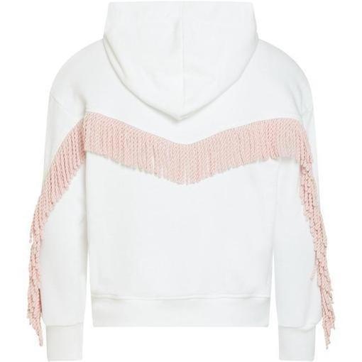 Pinko Girls White 'Rock the World' Hoodie