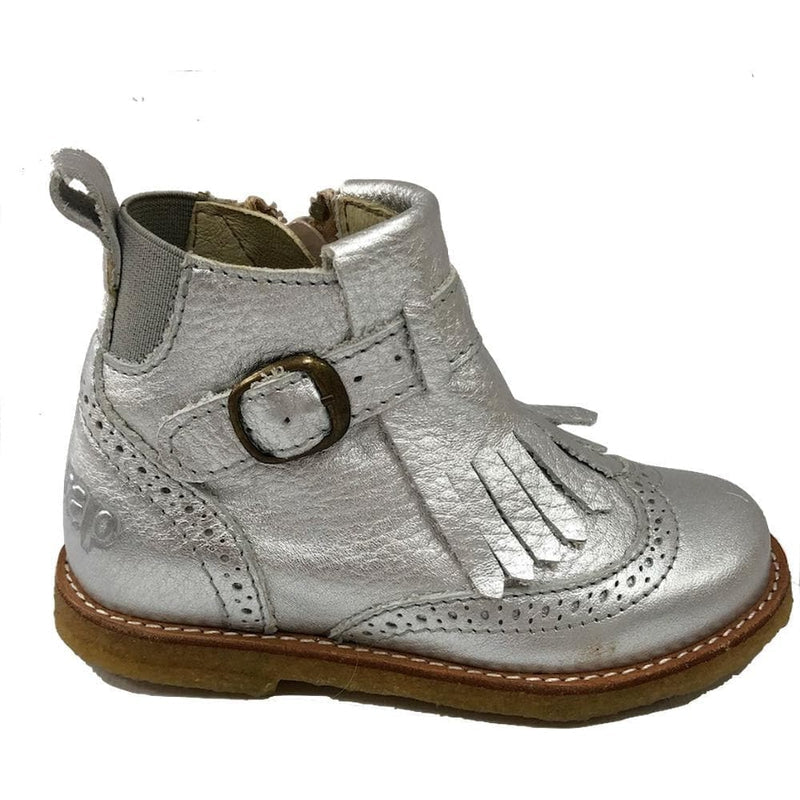 Rap Shoes Silver Ankle Boot