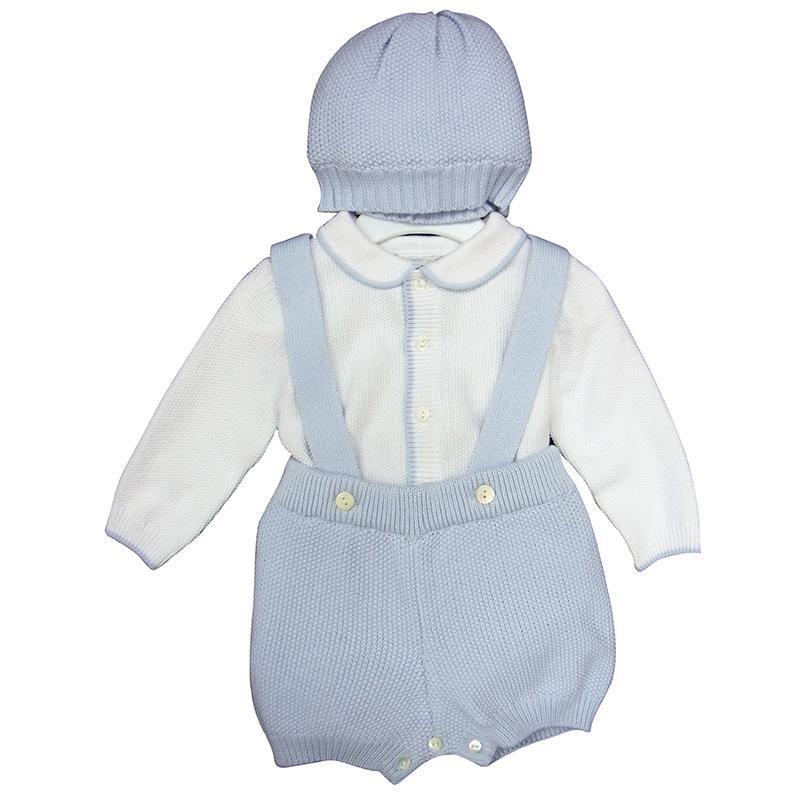 Sarah Louise Boys Pale Blue 3 Piece Set