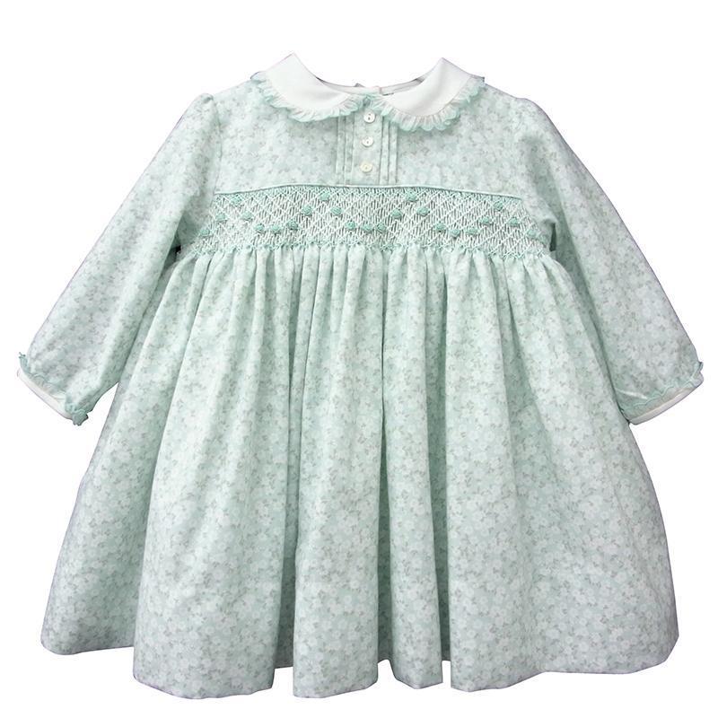 Sarah Louise Girls Mint Dress