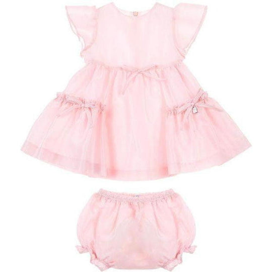 Baby Girls Pink Cotton Dress