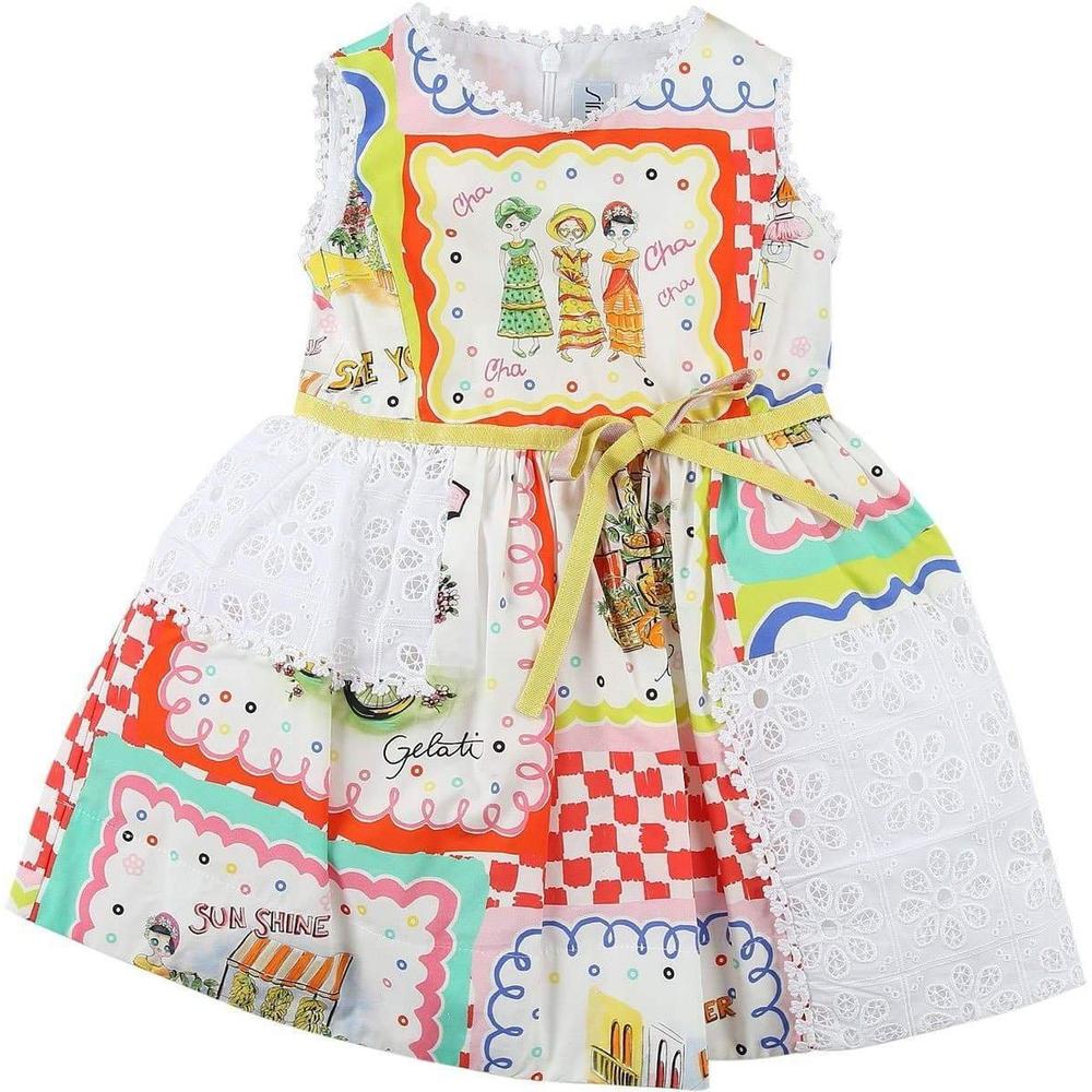 Simonetta Girls Multicoloured Dress