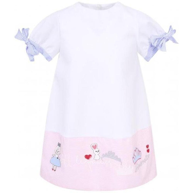 Simonetta Girls White Princess Dress