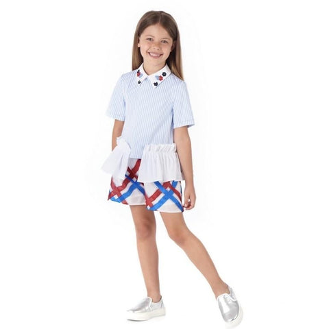 Simonetta Girls White Shirt