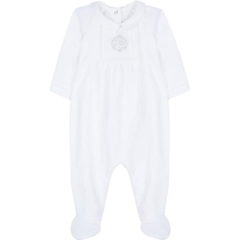 Tartine Et Chocolat Boys White Babygrow