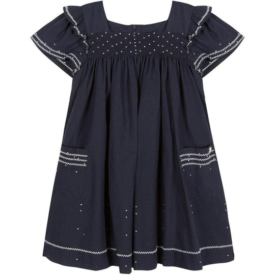 Girls Navy Dress