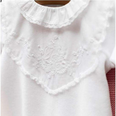 Tartine Et Chocolat Girls White Babygrow