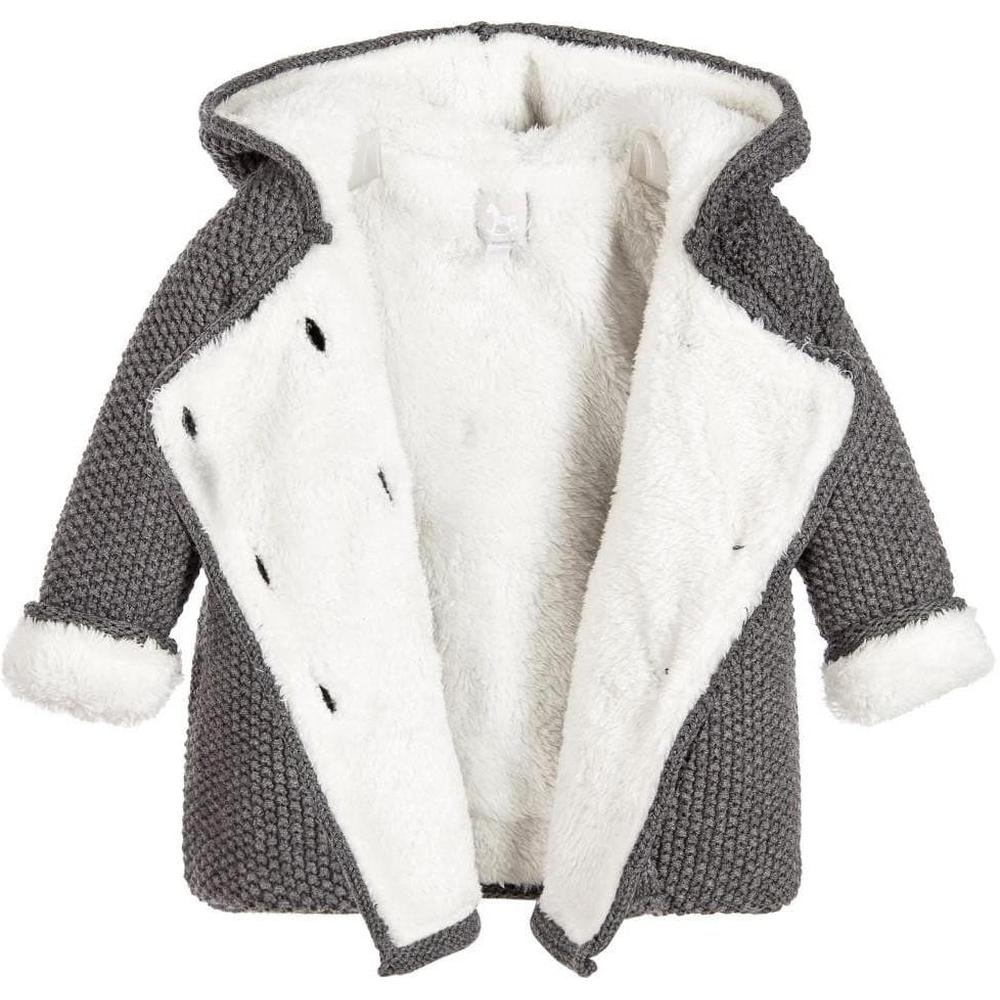 The Little Tailor Charcoal Grey Pram Coat