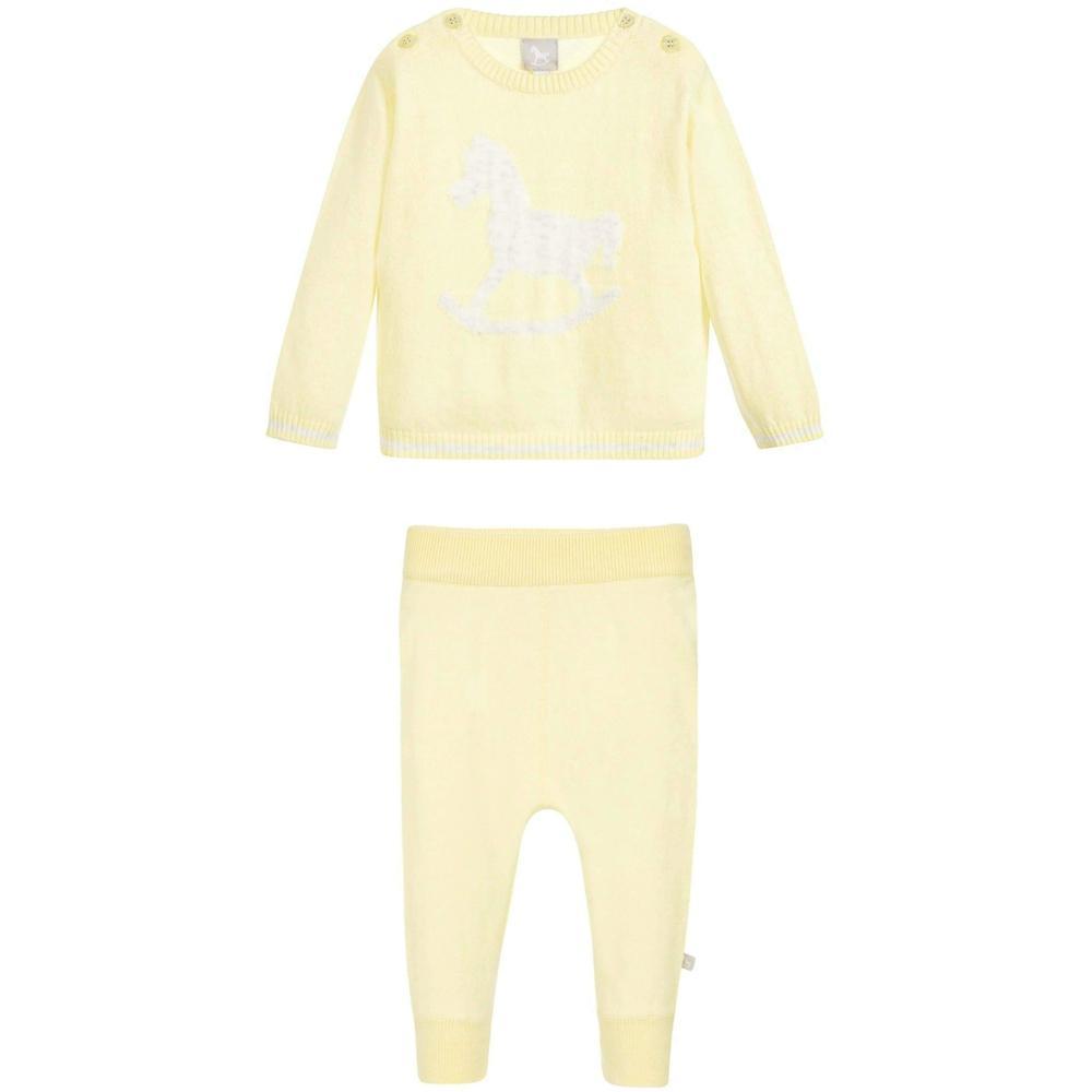 The Little Tailor Unisex Knitted Lemon Jumper and Leggings