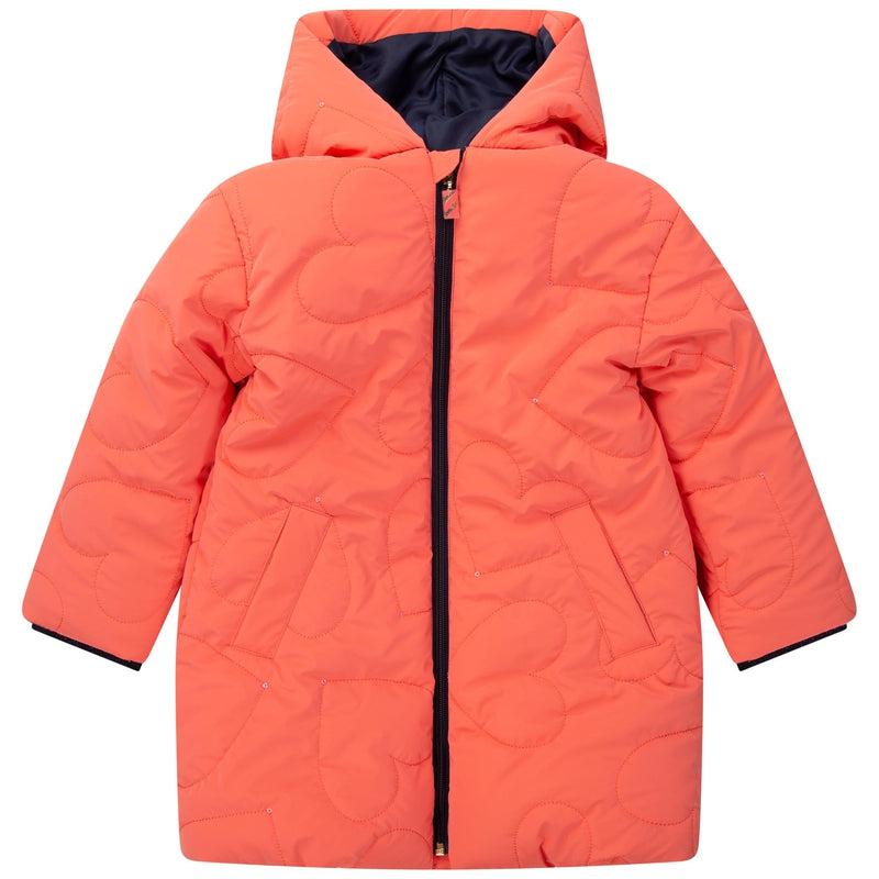 Billieblush Girls Coral Puffer Jacket