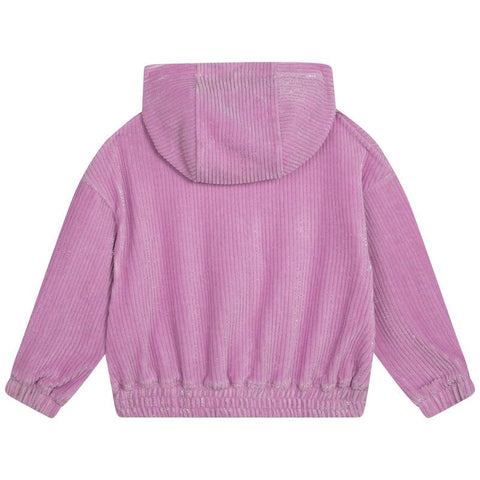 Billieblush Girls Lilac Velvet Sweatshirt