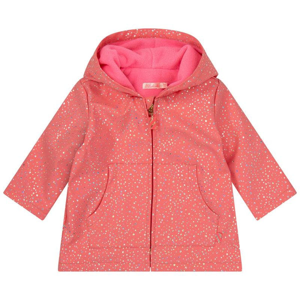 Girls Red Glitter Rain Coat Liverpool