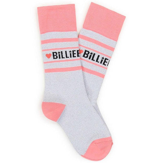 Girls Pink Heart Socks