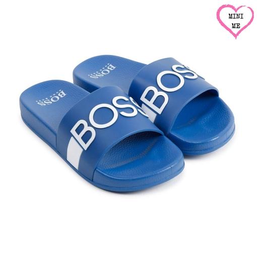 Boys Blue Logo Sliders