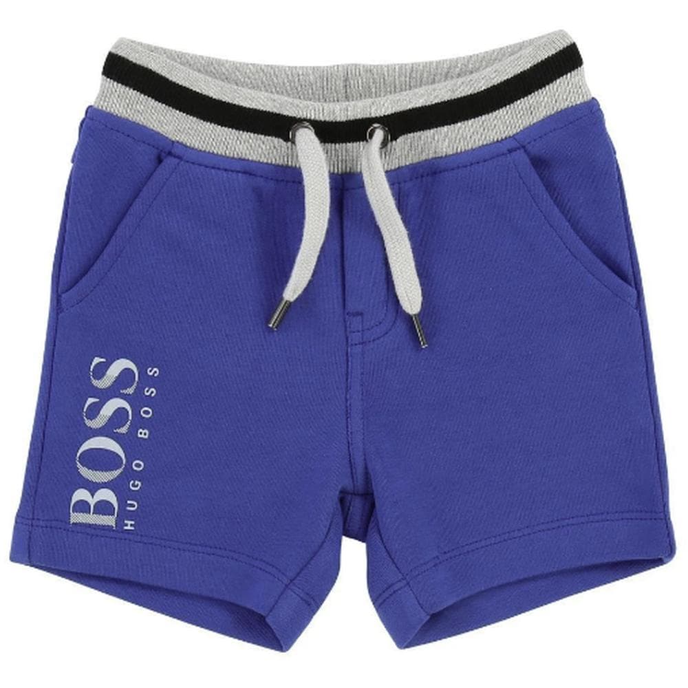 BOSS Boys Blue Shorts