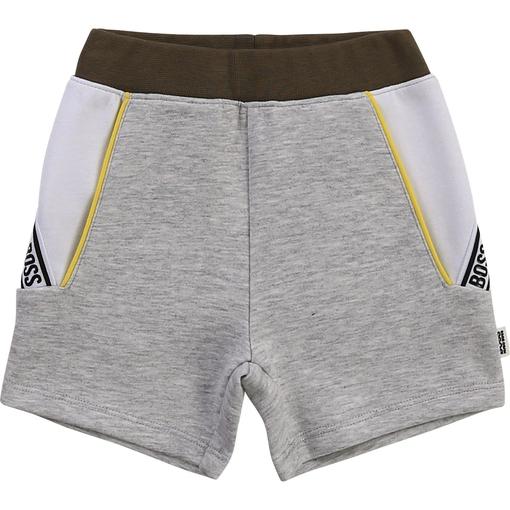 BOSS Boys Grey Bermuda Shorts