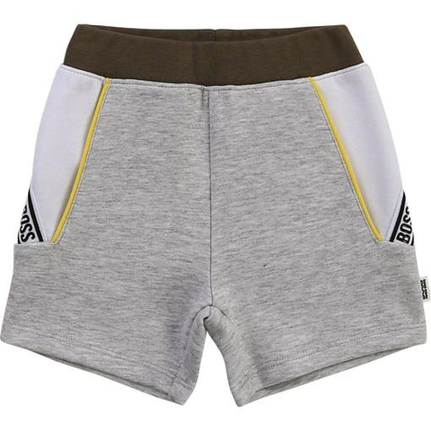 BOSS Boys Grey Bermuda Shorts