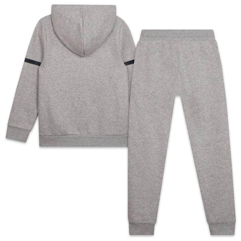 BOSS Boys Grey Marl Hooded Tracksuit