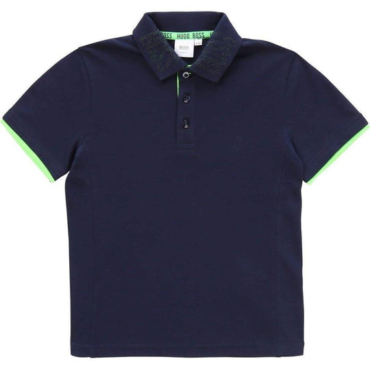 Boys Navy Polo Shirt