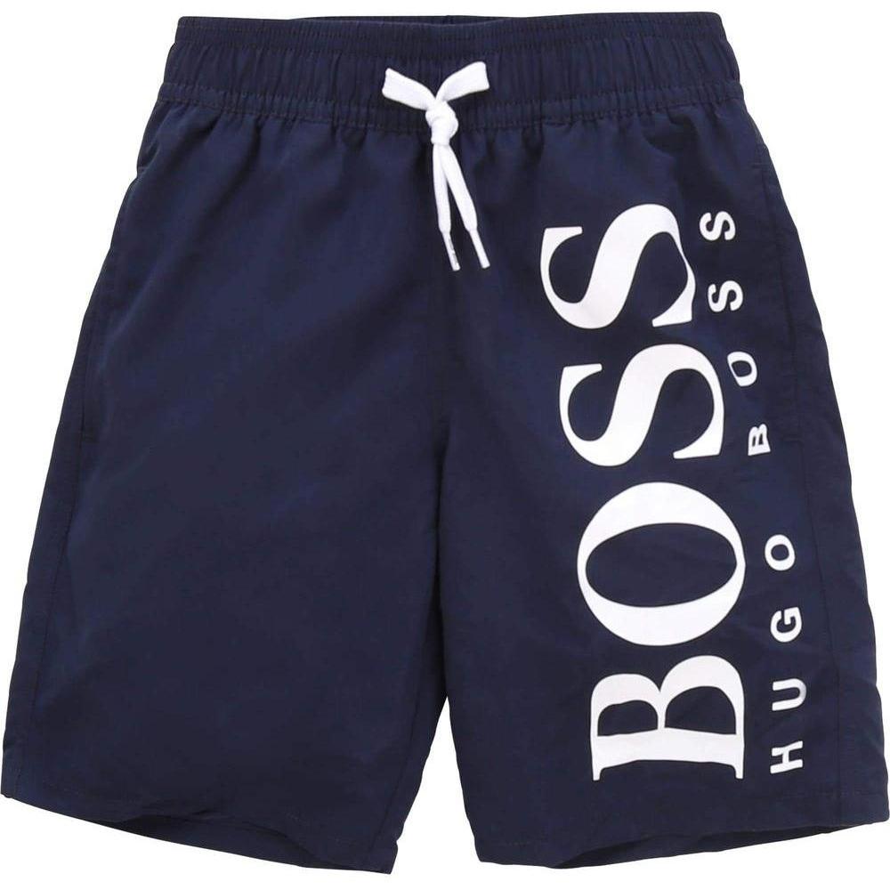 BOSS Boys Navy Swimming Shorts