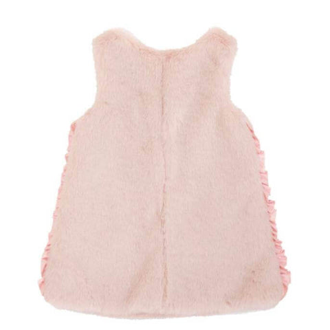 Balloon Chic Baby Girls Faux Fur Dress Set