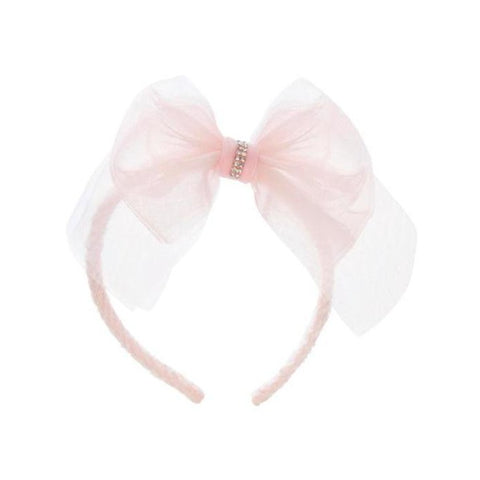 Balloon Chic Girls Pink Tulle Hairband
