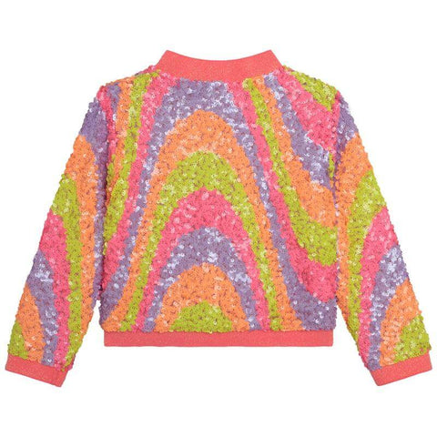 Billieblush Girls Multi Coloured Sequin Jacket
