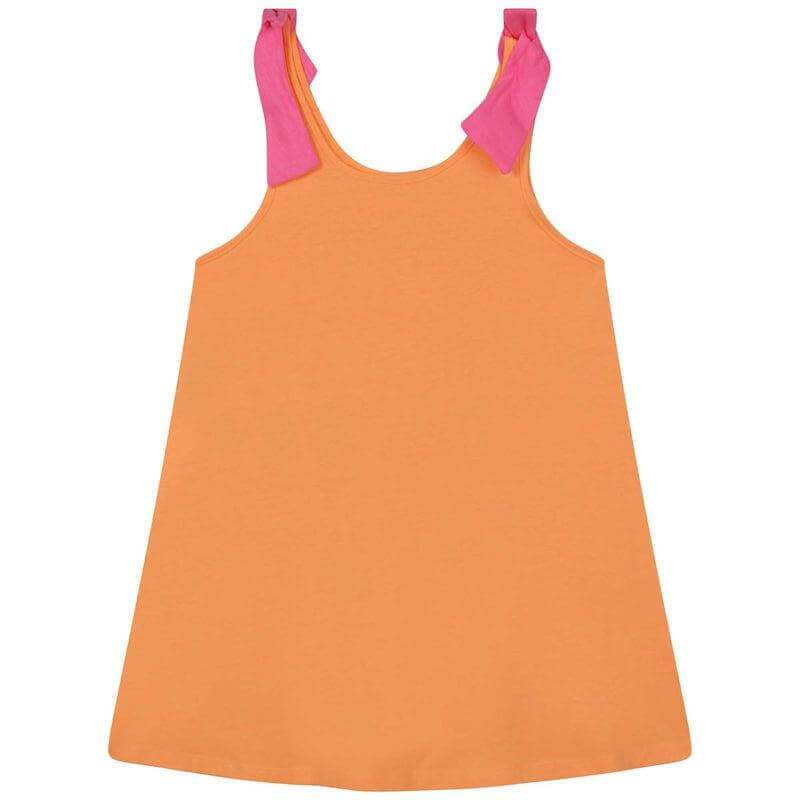 Billieblush Girls Orange Beach Vibes Dress