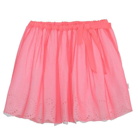 Billieblush Girls Pink Broderie Anglaise Skirt