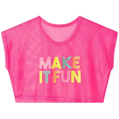 Billieblush Girls Pink Fun T-Shirt