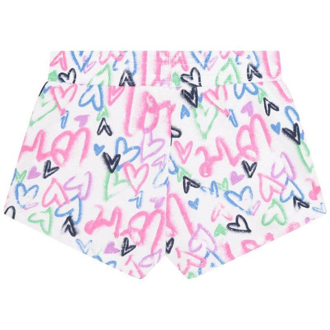 Billieblush Girls Pink Graffiti Shorts