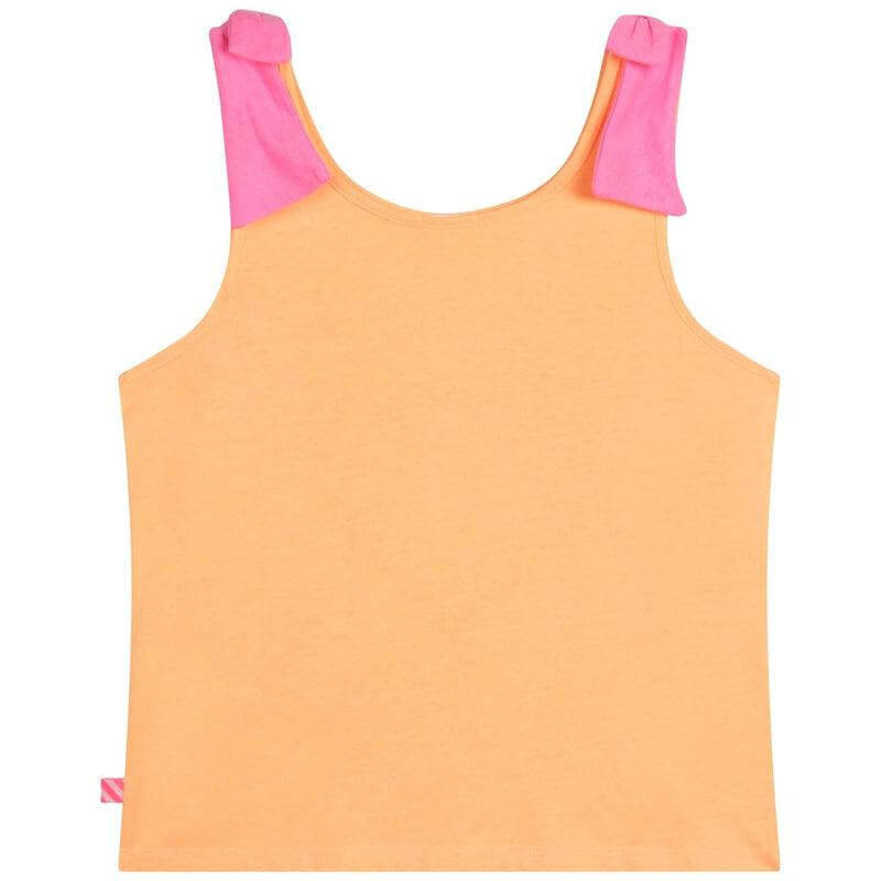 Billieblush Girls Pink & Orange Palm Tree Tank Top