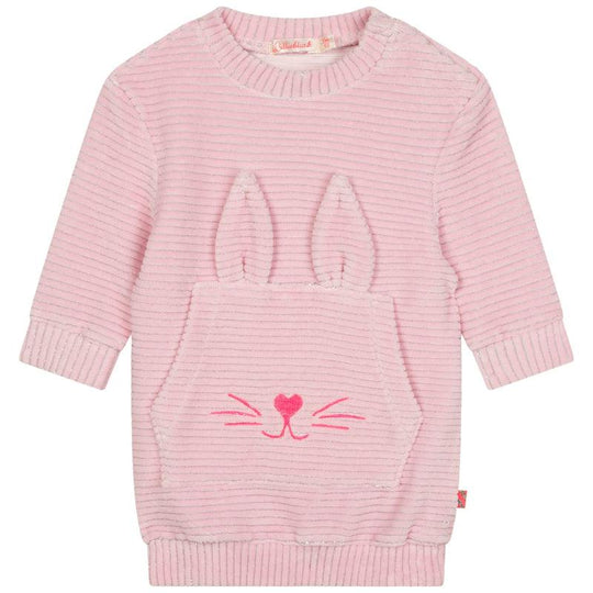 Girls Pink Rabbit Dress