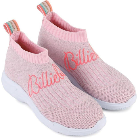 Billieblush Girls Pink Sock Trainers