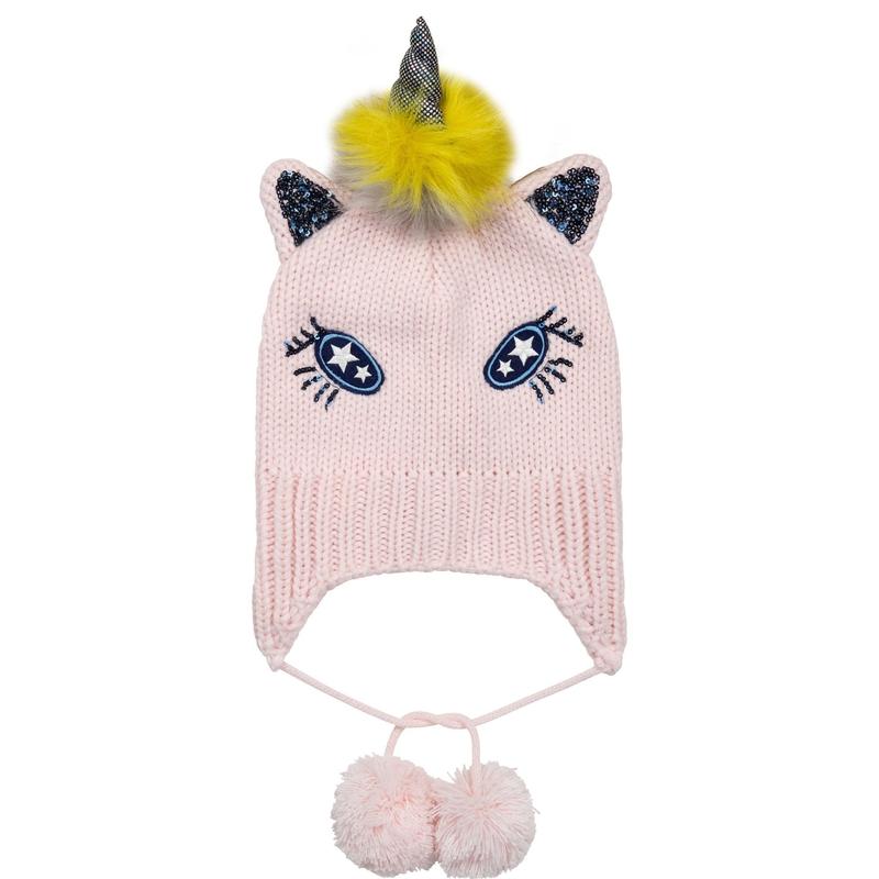 Billieblush Girls Pink Unicorn Hat