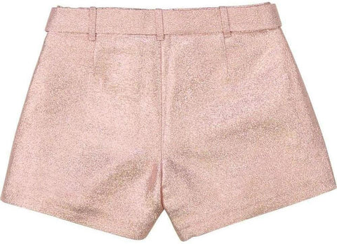Billieblush Girls Unique Pink Glitter Shorts
