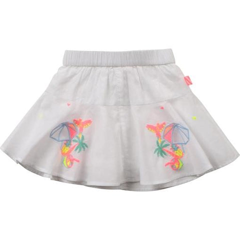 Billieblush Girls White Shorts Skirt