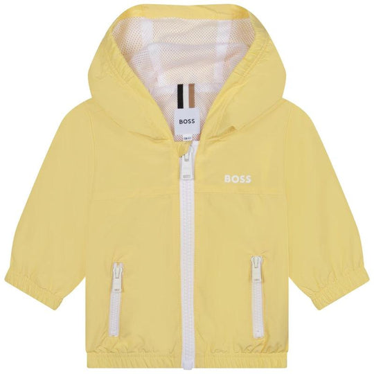 Baby Boys Yellow Logo Windbreaker