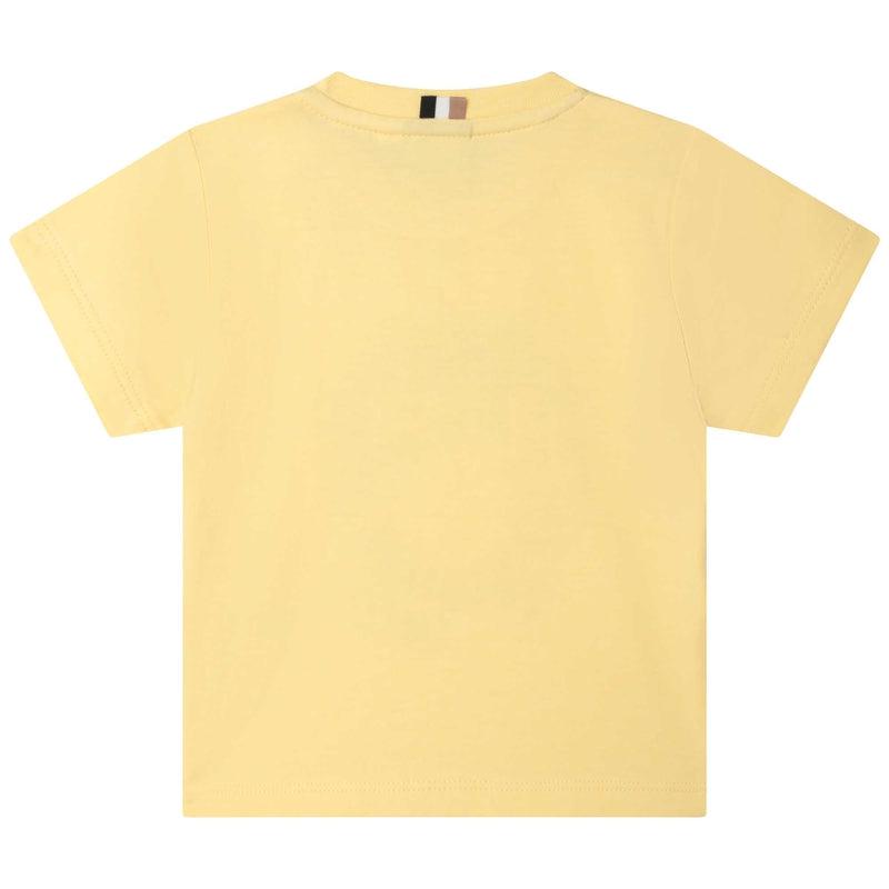 BOSS Baby Boys Yellow Tennis Short Sleeve T-shirt