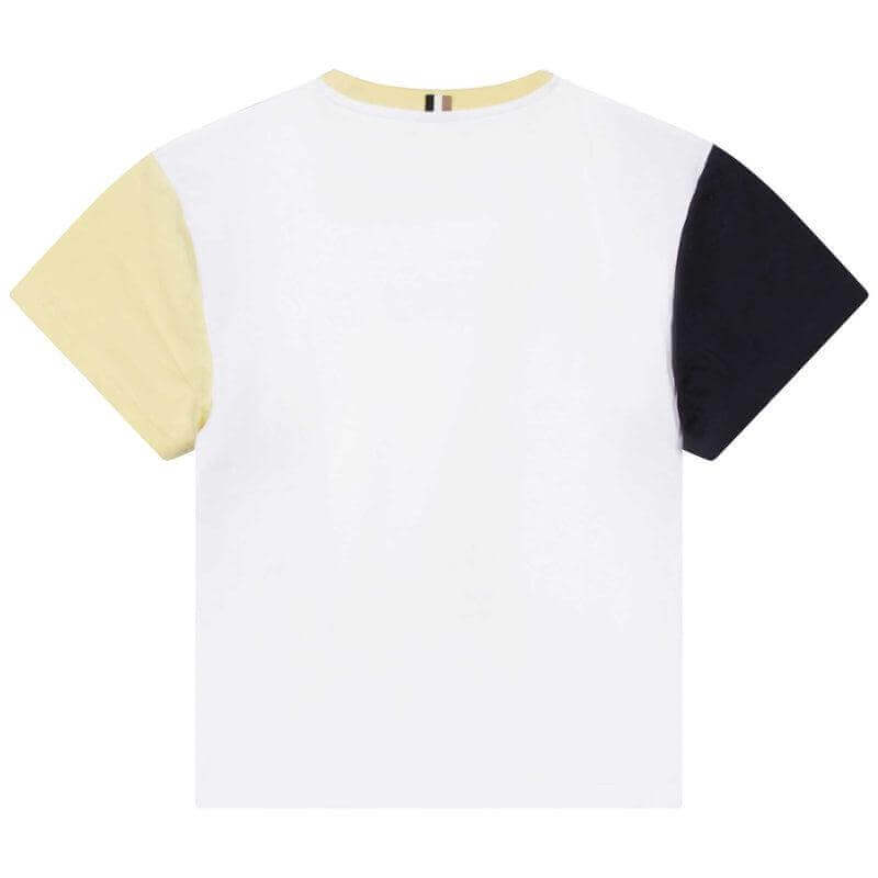 BOSS Boys Cotton Lemon Short Sleeve T-shirt