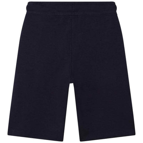 BOSS Boys Navy Striped Shorts