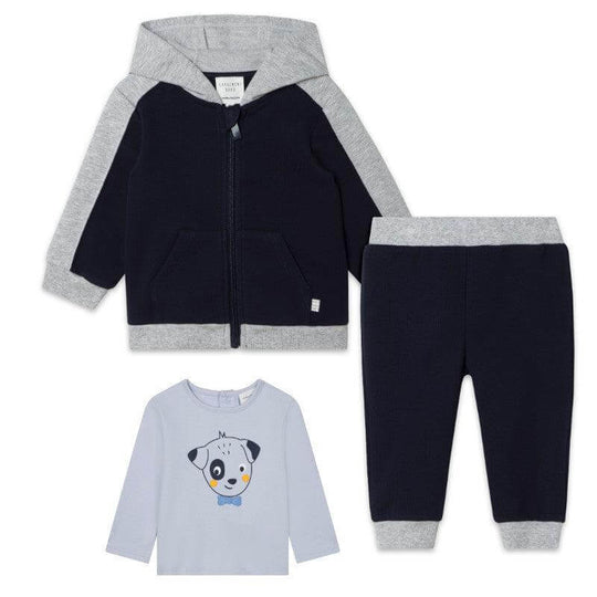 Baby Boys Navy Tracksuit 3 Piece Set