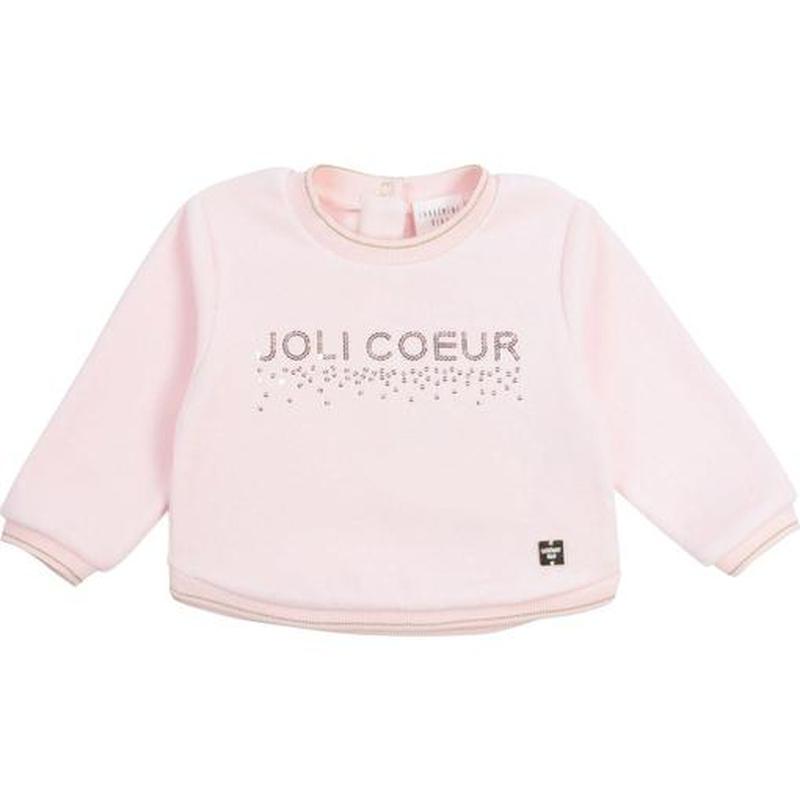 Carrement Beau Girls Pink Sweatshirt