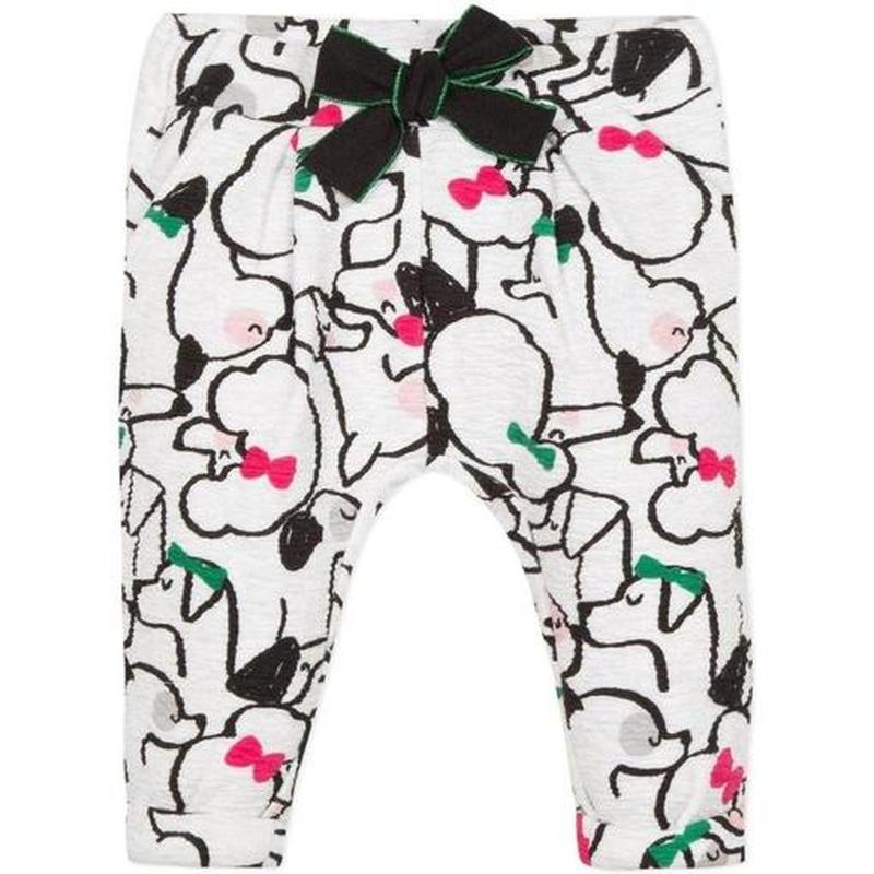 Catimini Girls Ivory Patterned Trousers