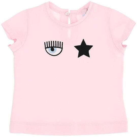 Baby Girls Pink Eye Star T-Shirt